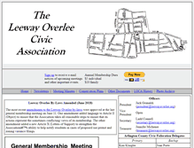 Tablet Screenshot of leewayoverlee.org
